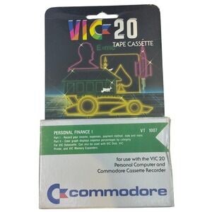 Commodore VIC-20 Personal Finance I Tape Cassette‎ VT1007 1981